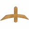Ekena Millwork Bellingham Rough Sawn Timber Gable Bracket, Western Red Cedar, 48"W x 16"H x 2"D x 4"F, 8/12 Pitch GBW048X16X0204BEL00RWR - alternate 3